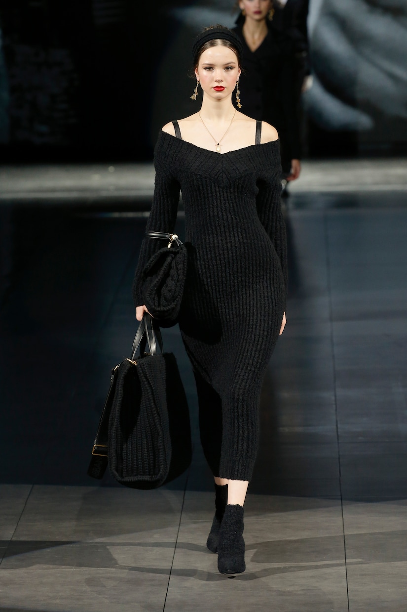 Stretch-wool knit midi dress | Dolce&Gabbana
