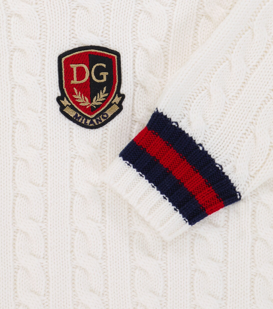 Jersey de lana estampado | Dolce&Gabbana Kids