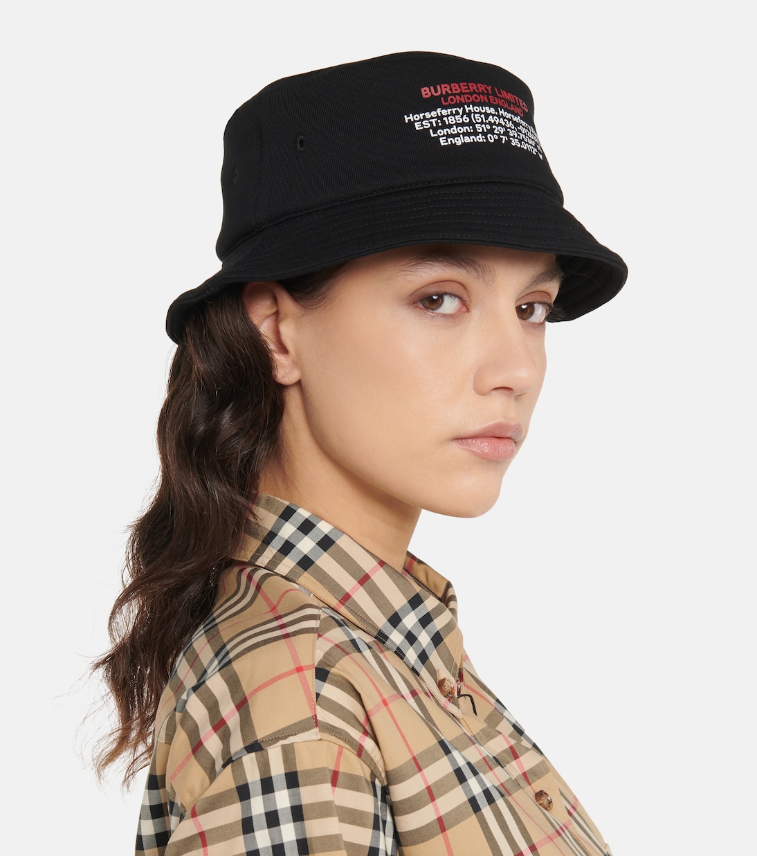 Logo cotton jersey bucket hat | Burberry