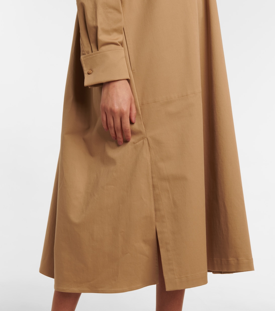 Curvone cotton-blend midi dress | Max Mara