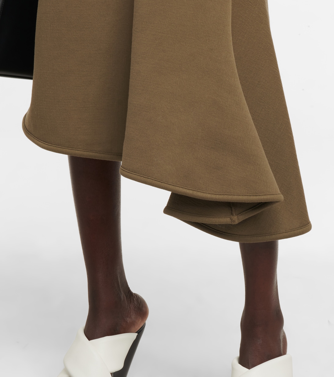 Falda midi de crepé | Jil Sander