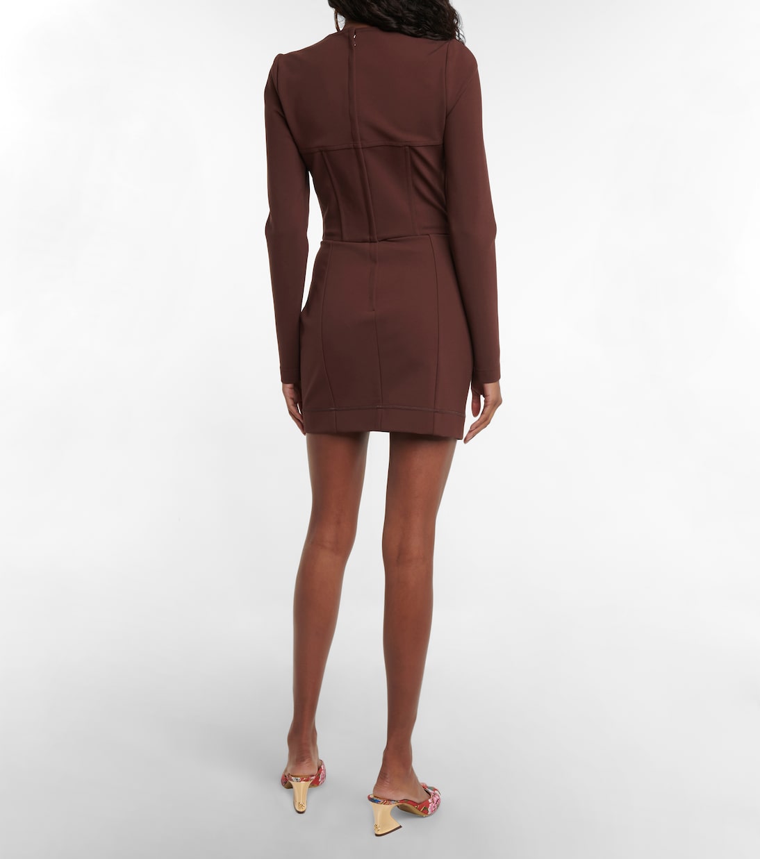 Top corsé de punto fino cropped | Dolce&Gabbana