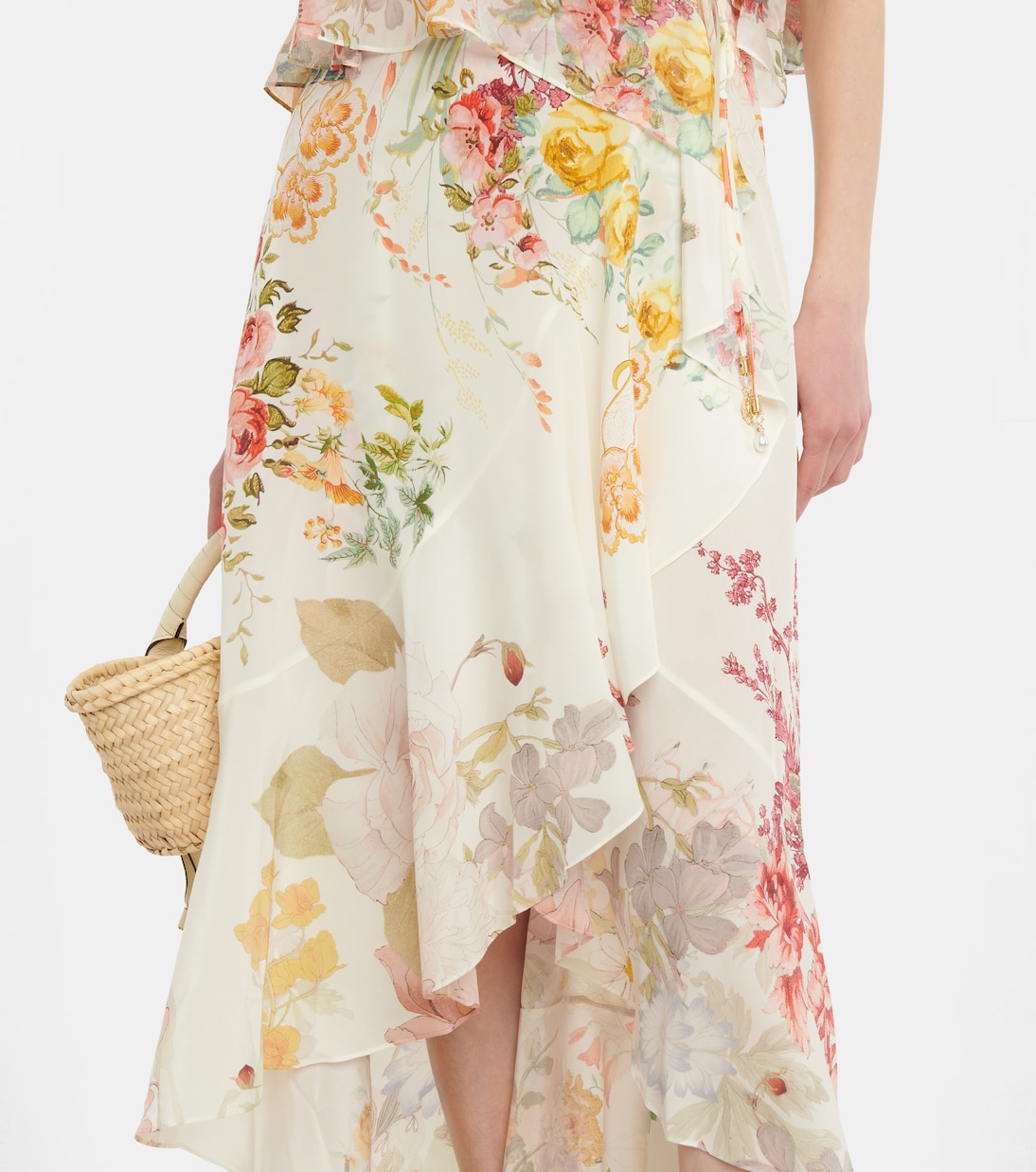 Bedrucktes Slipdress aus Seide | Camilla