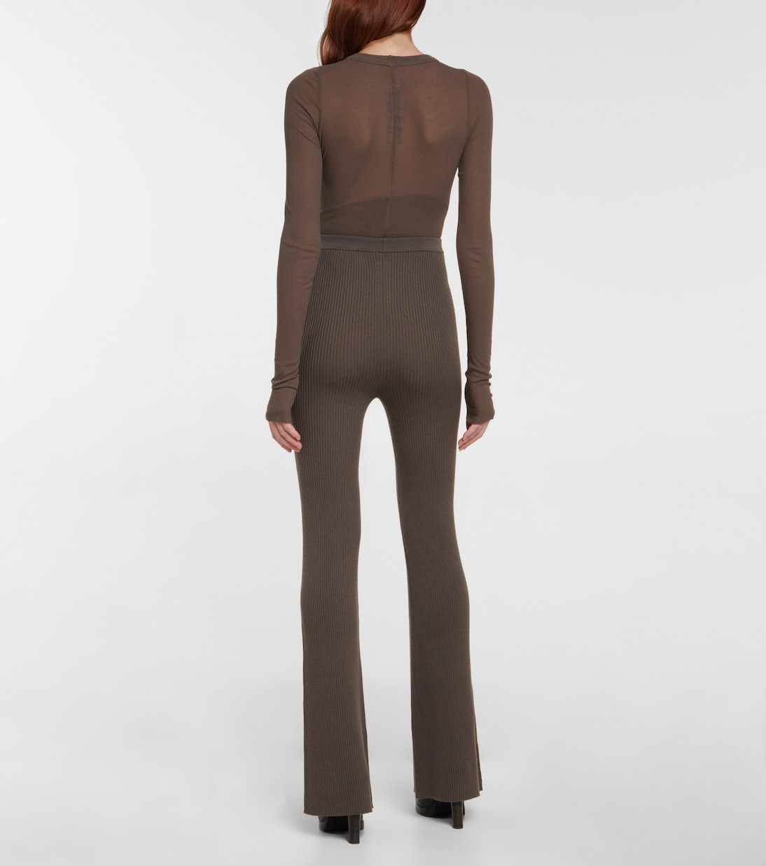Pantaloni in misto lana a coste | Rick Owens