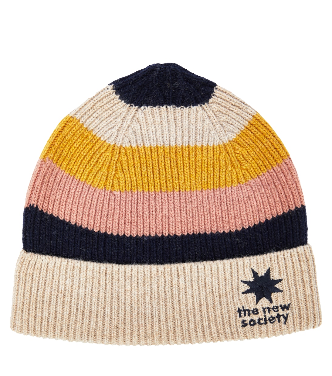 Antoniette striped wool-blend beanie | The New Society