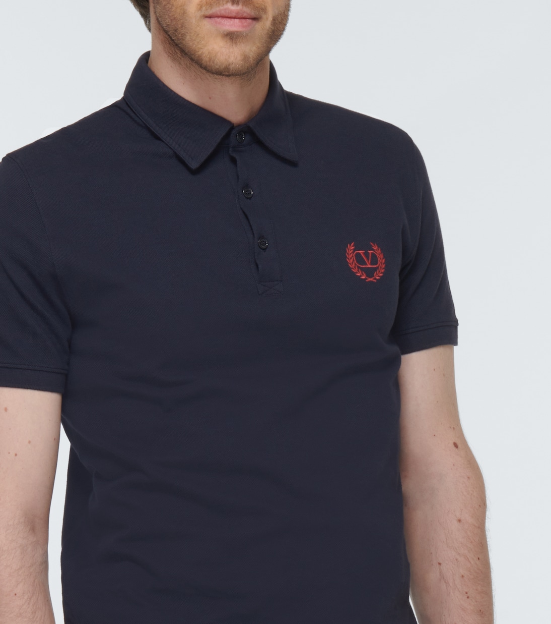 Polohemd VLogo aus Baumwoll-Piqué | Valentino