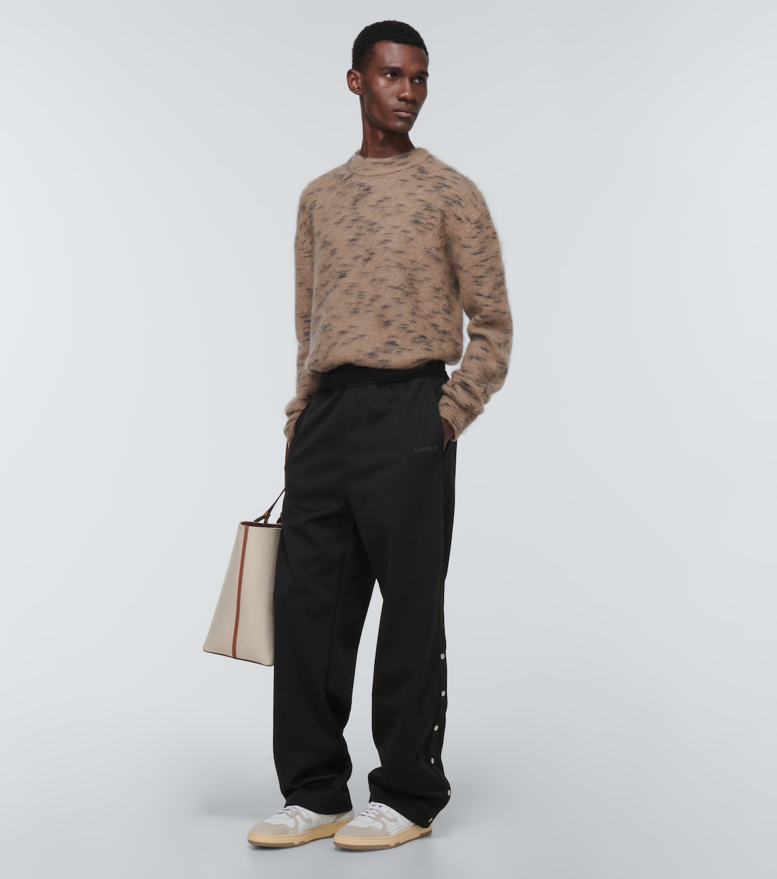 Pantalones en mezcla de algodón | Lanvin