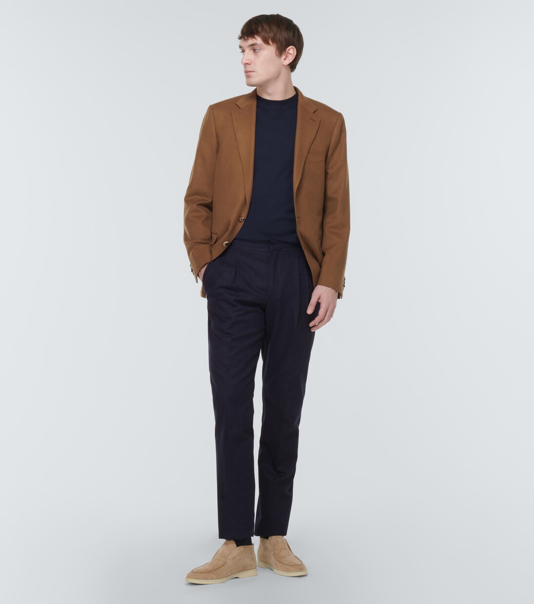 Tailor Two Pince wool-blend pants | Loro Piana