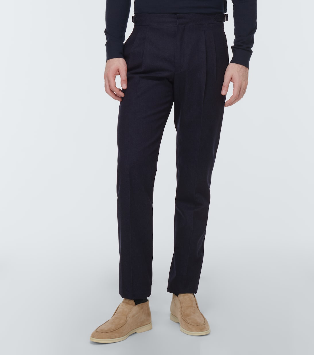 Tailor Two Pince wool-blend pants | Loro Piana