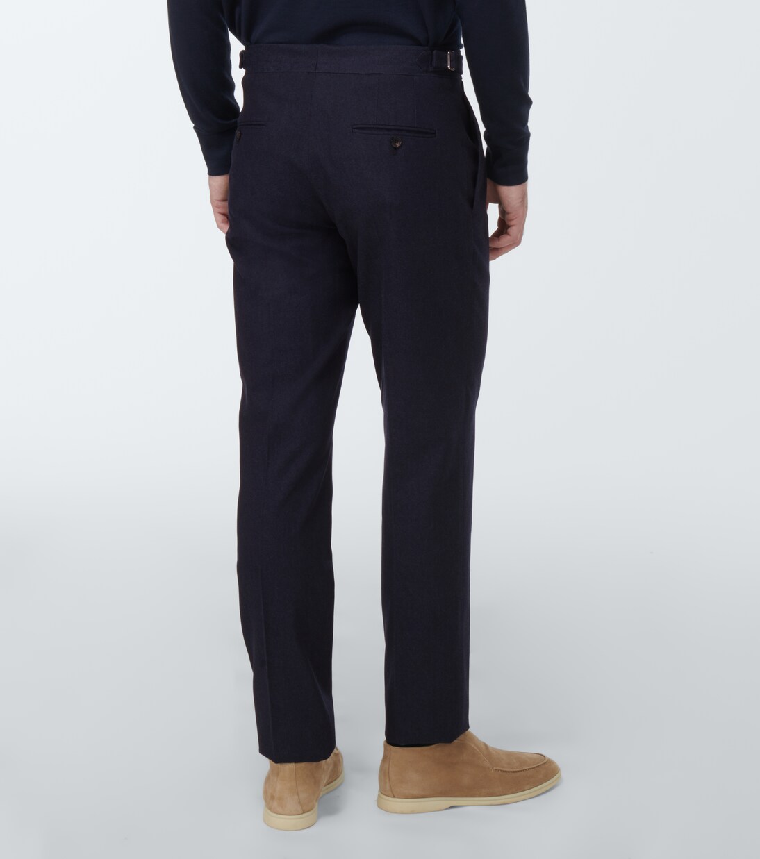 Tailor Two Pince wool-blend pants | Loro Piana