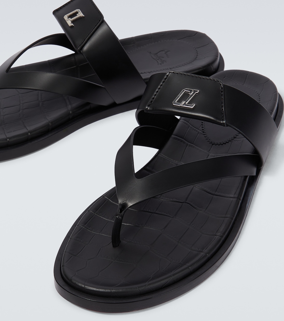 Verzierte Sandalen aus Leder | Christian Louboutin