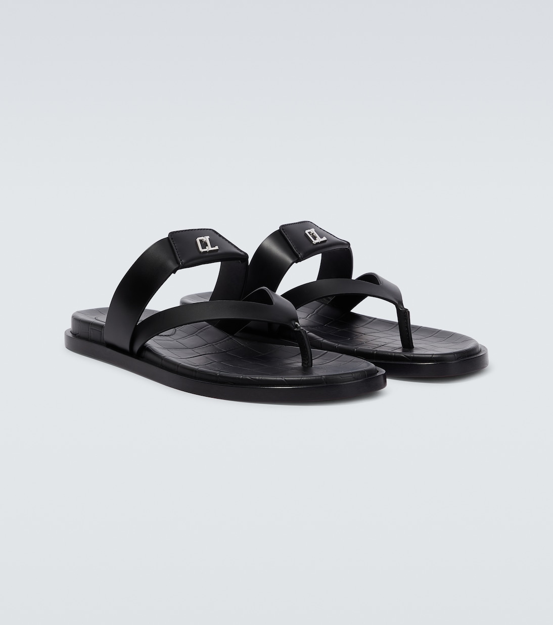 Verzierte Sandalen aus Leder | Christian Louboutin