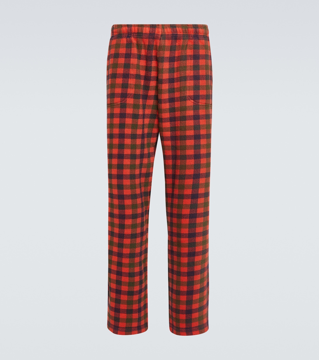 Pantaloni regular in cotone a quadri | ERL