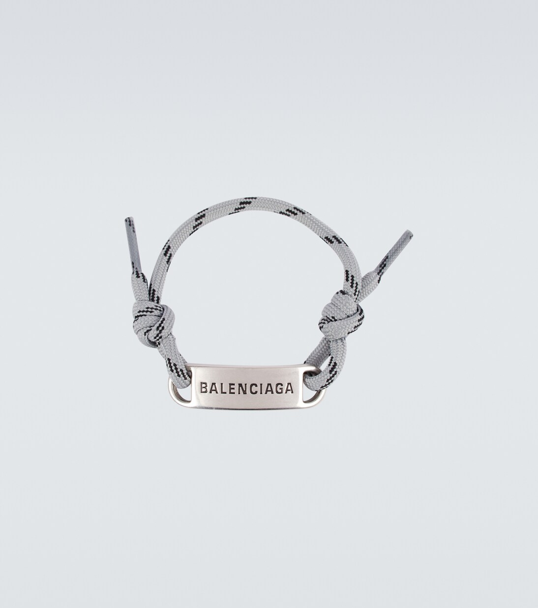 Logo plate bracelet in black - Balenciaga | Mytheresa