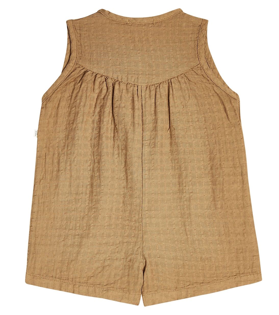 Baby - Tuta corta Larissa in cotone a quadri | 1 + in the Family