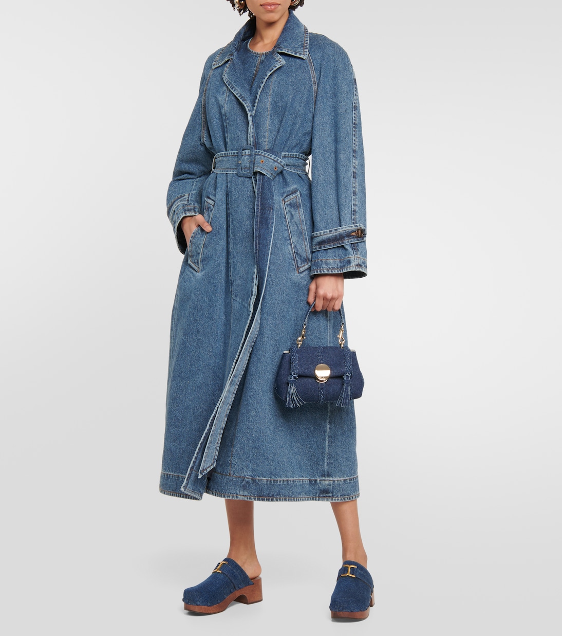 Mules Marcie in denim | Chloé
