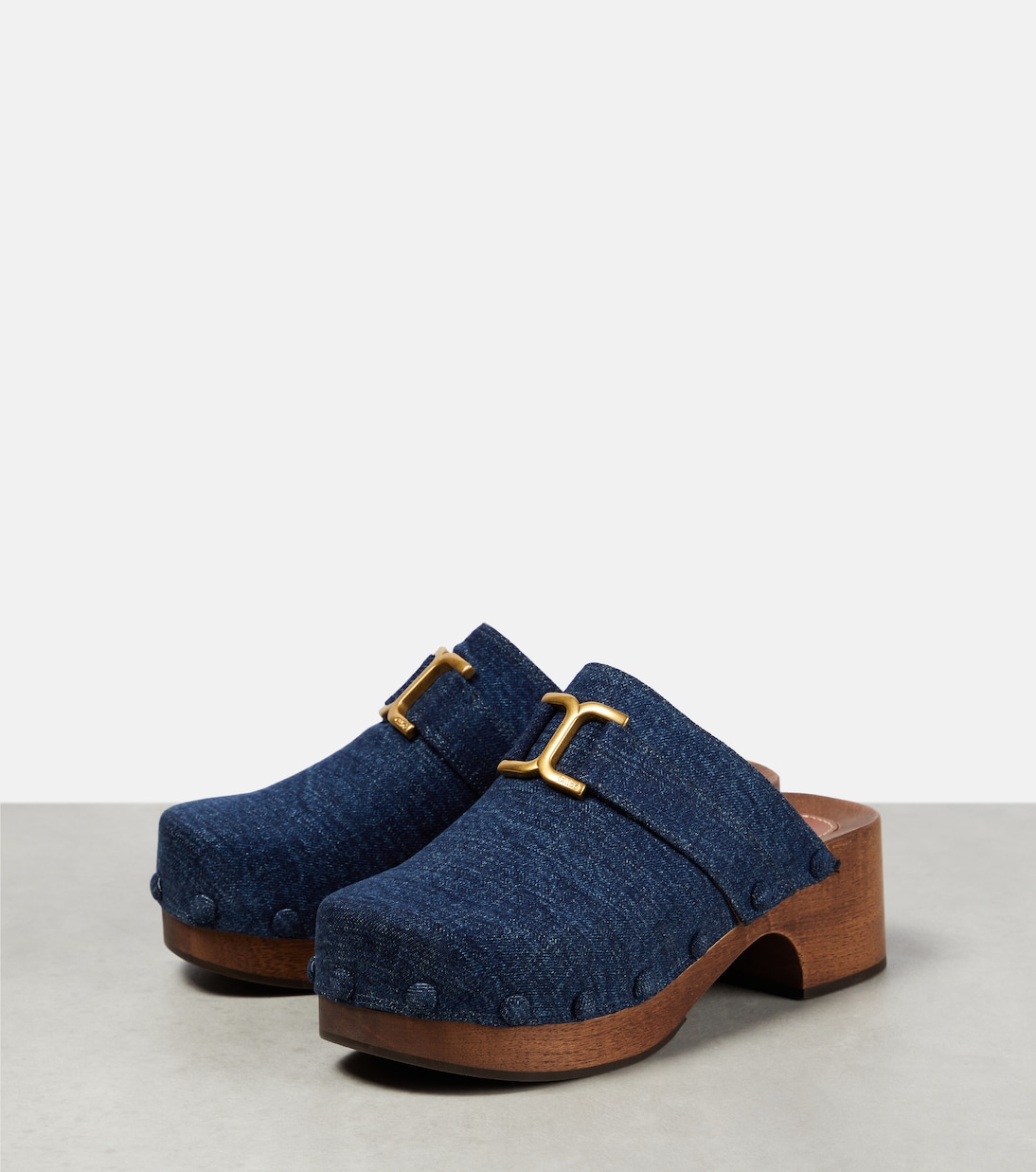 Mules Marcie in denim | Chloé