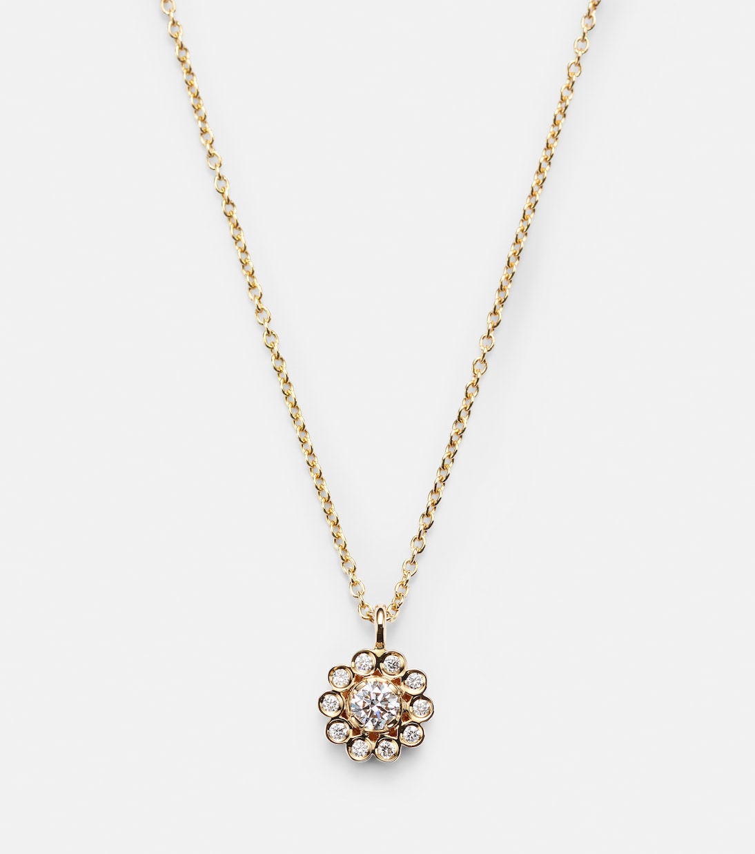 Collier Soleil Simple en or 18 ct et diamants | Sophie Bille Brahe
