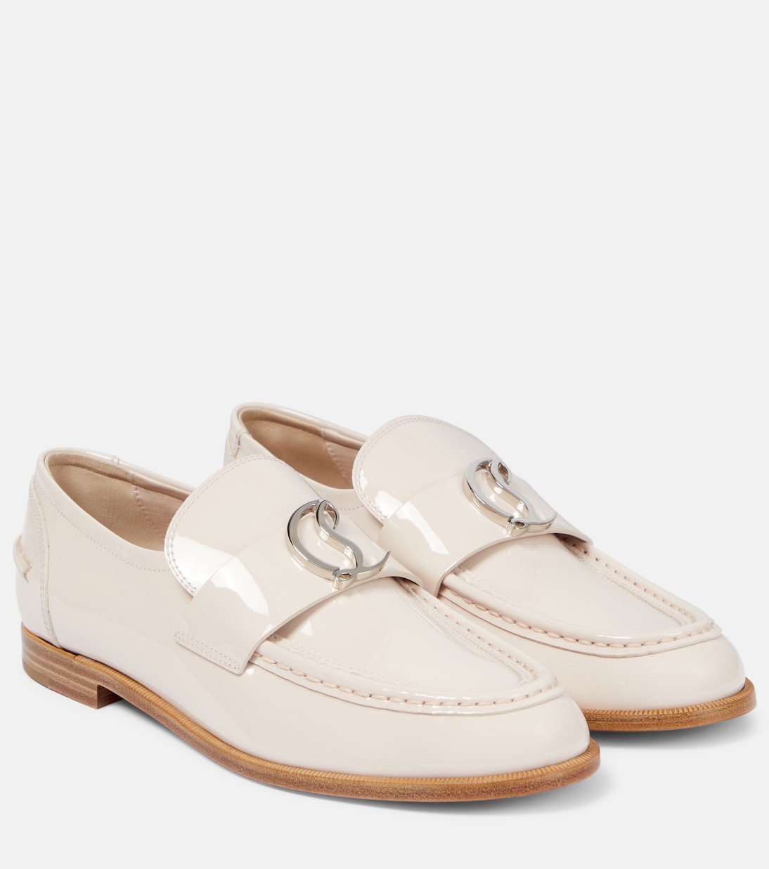 Mocassini CL Moc in vernice con logo | Christian Louboutin