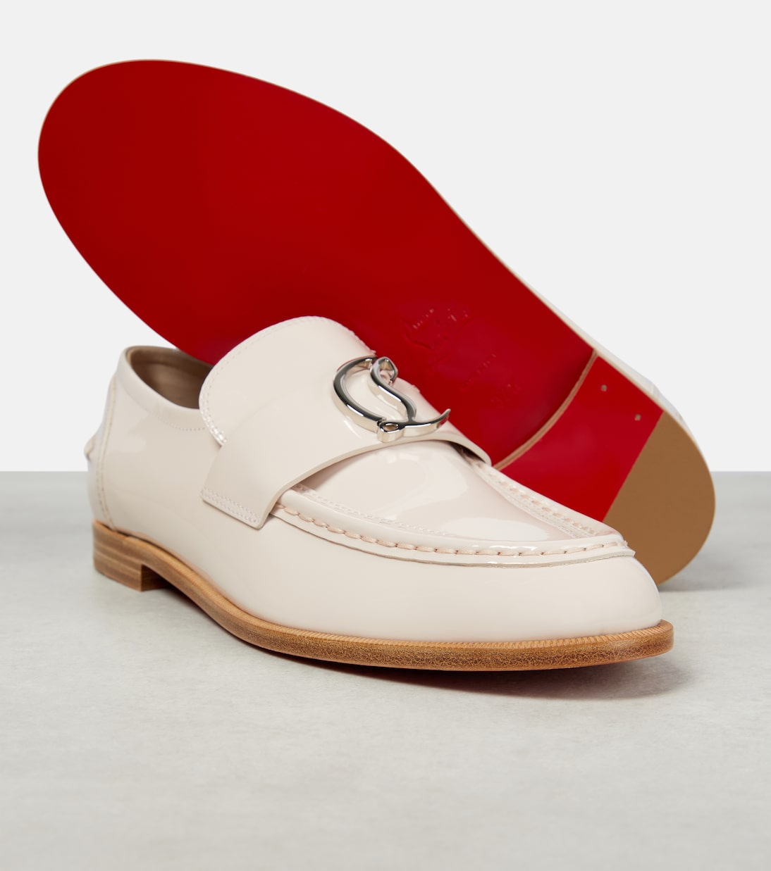 Mocassini CL Moc in vernice con logo | Christian Louboutin