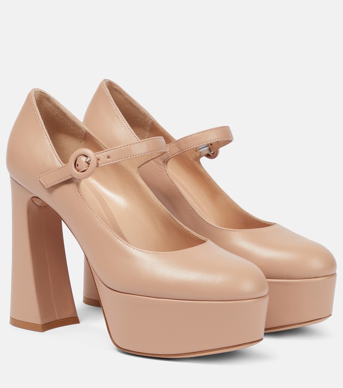 Mary-Jane-Pumps aus Leder | Gianvito Rossi