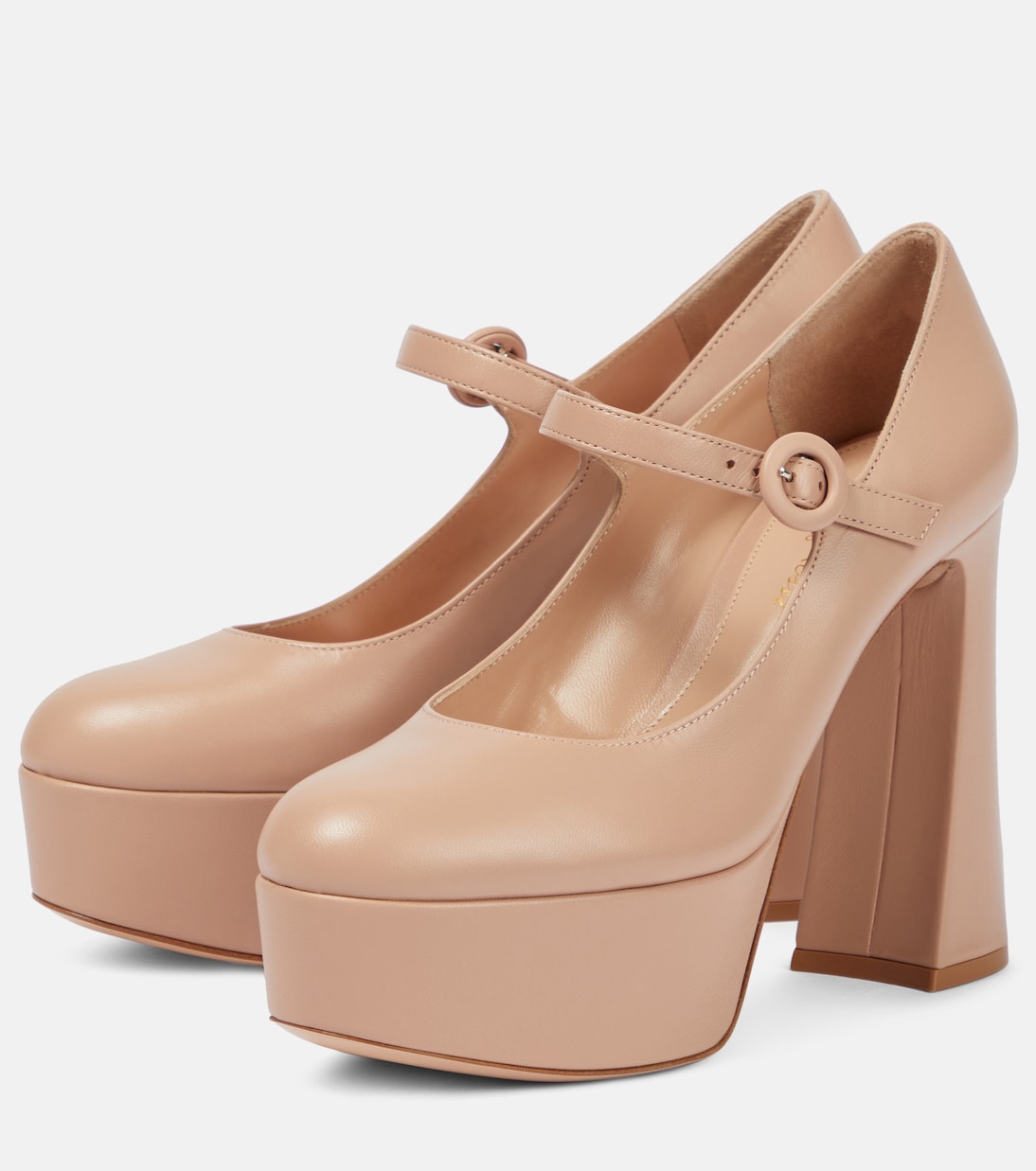 Mary-Jane-Pumps aus Leder | Gianvito Rossi