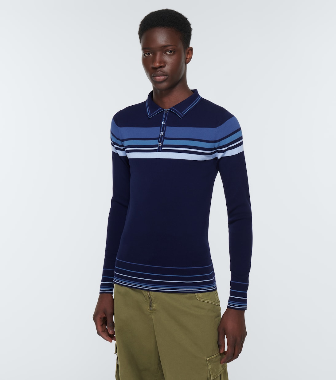 Polo en coton rayé | Dolce&Gabbana