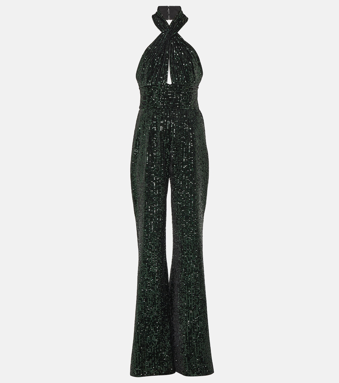 Sequined wide-leg jumpsuit | Elie Saab