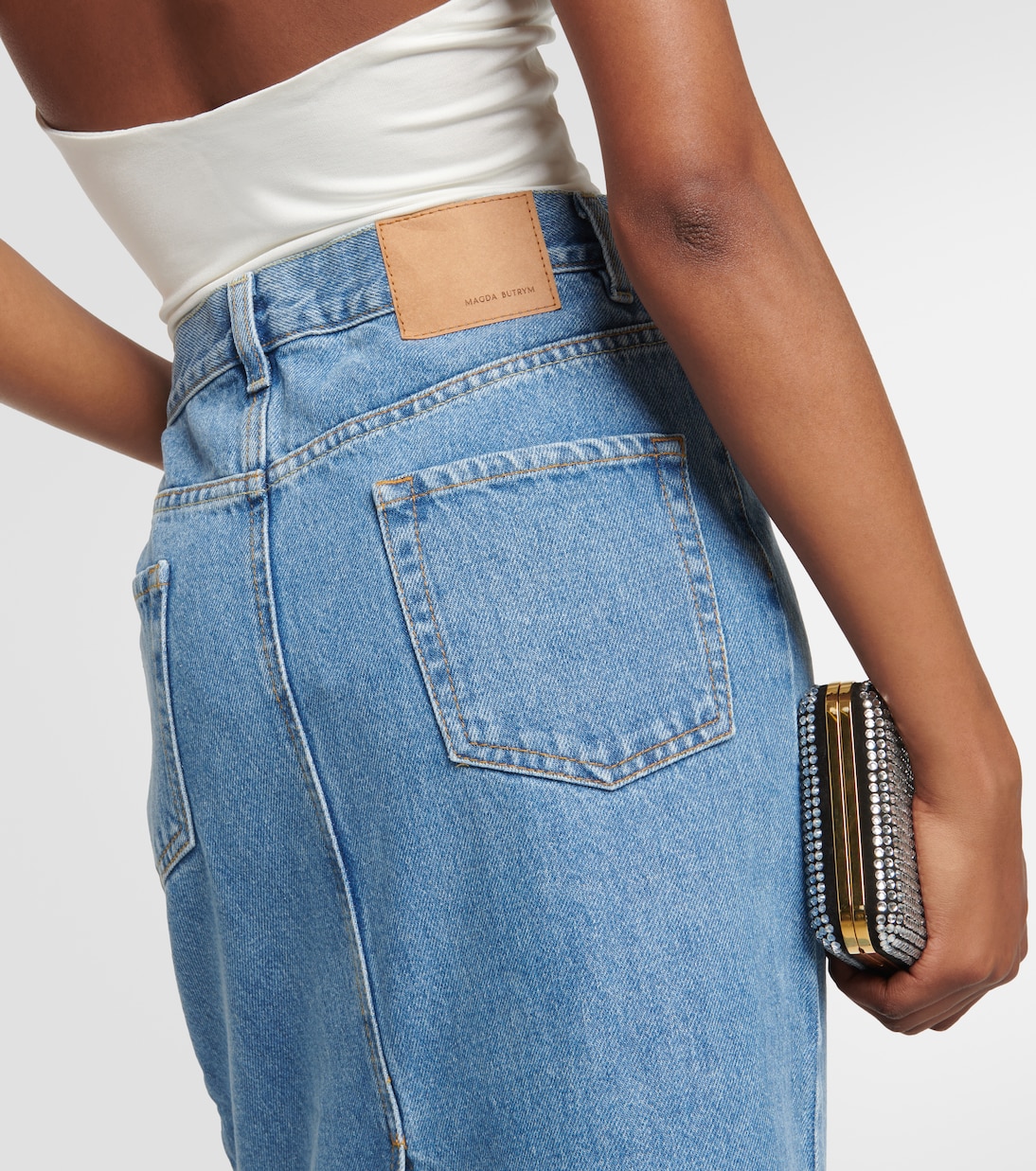 Jupe longue en jean | Magda Butrym