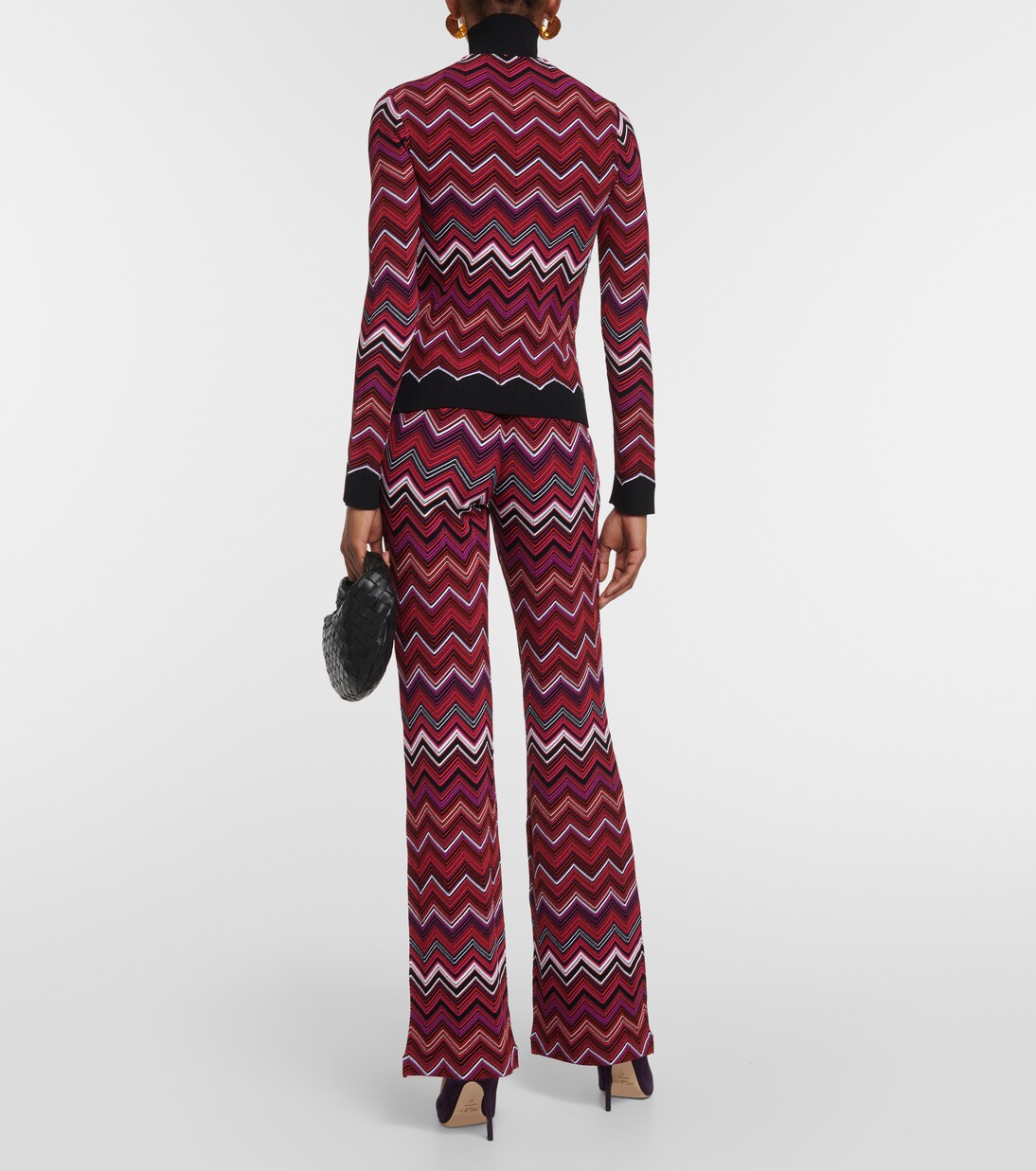 Jersey de cuello alto en zigzag | Missoni