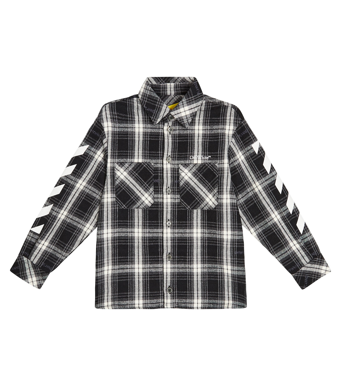 Camicia Bookish in flanella a quadri | Off-White Kids