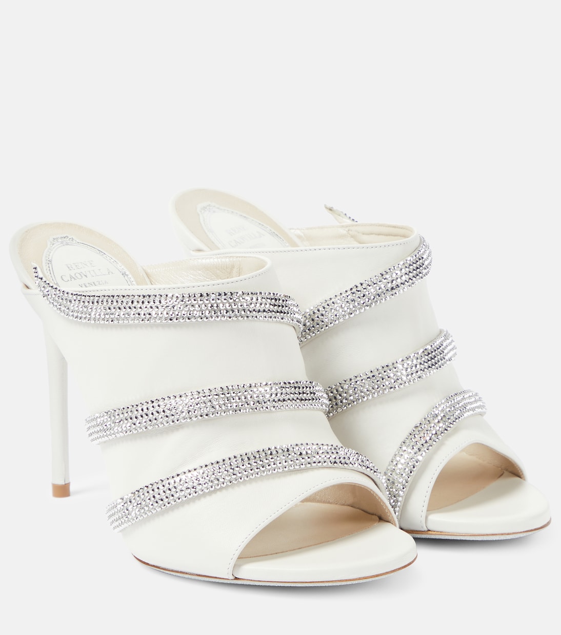 Sally embellished leather mules | Rene Caovilla