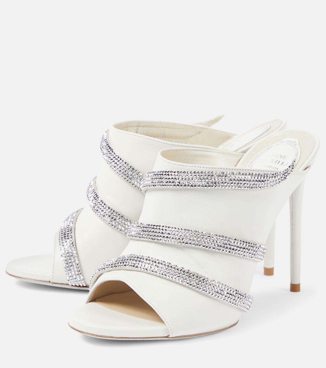 Sally embellished leather mules | Rene Caovilla