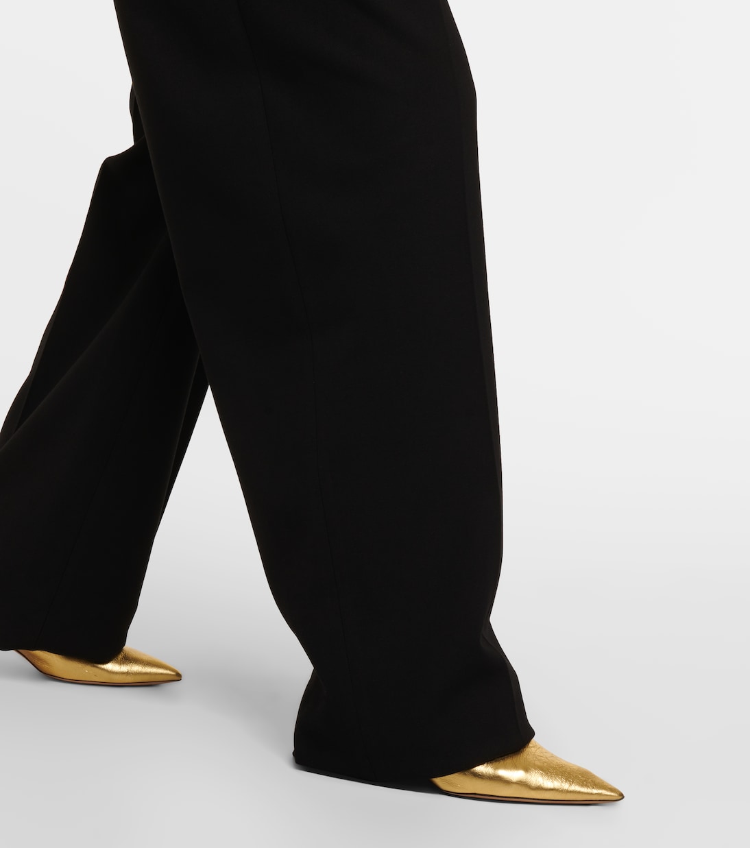 Mules River aus Metallic-Leder | Khaite
