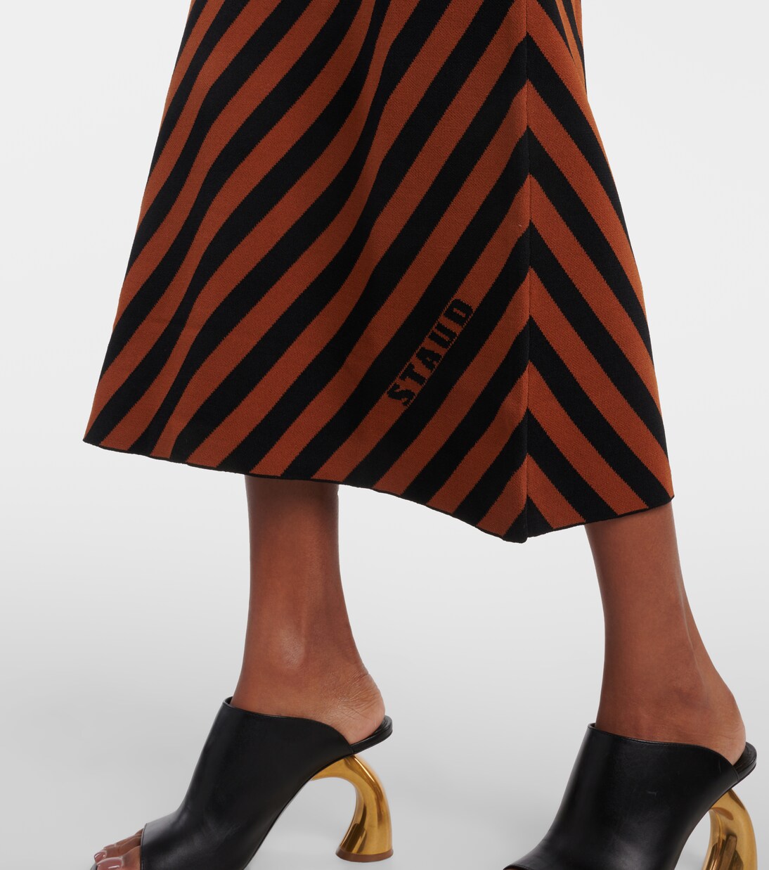 Katie striped midi dress | Staud