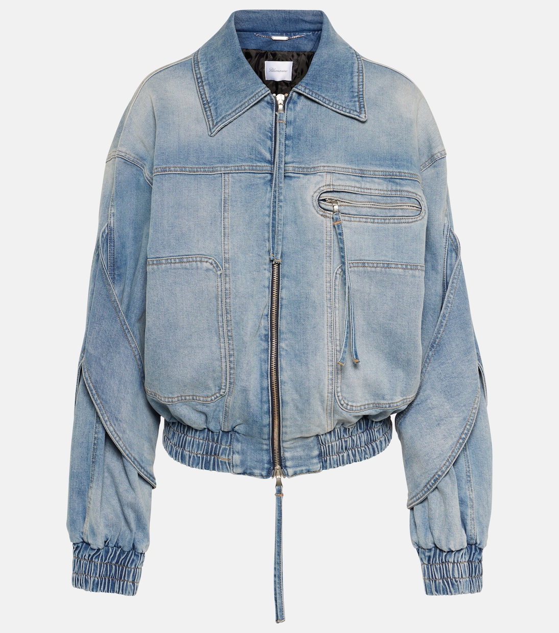 Veste bomber en jean | Blumarine