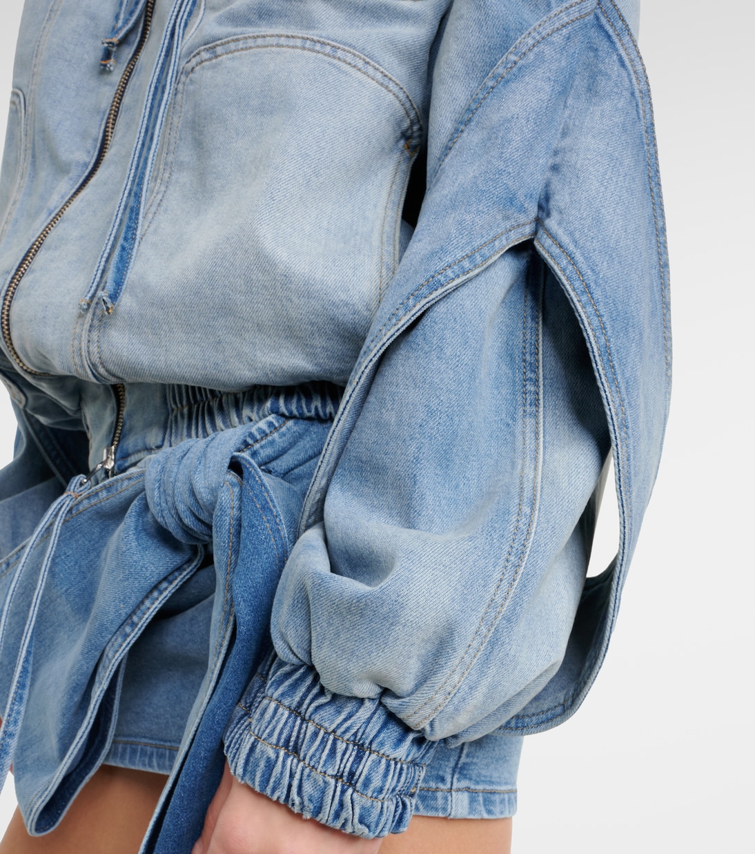 Veste bomber en jean | Blumarine