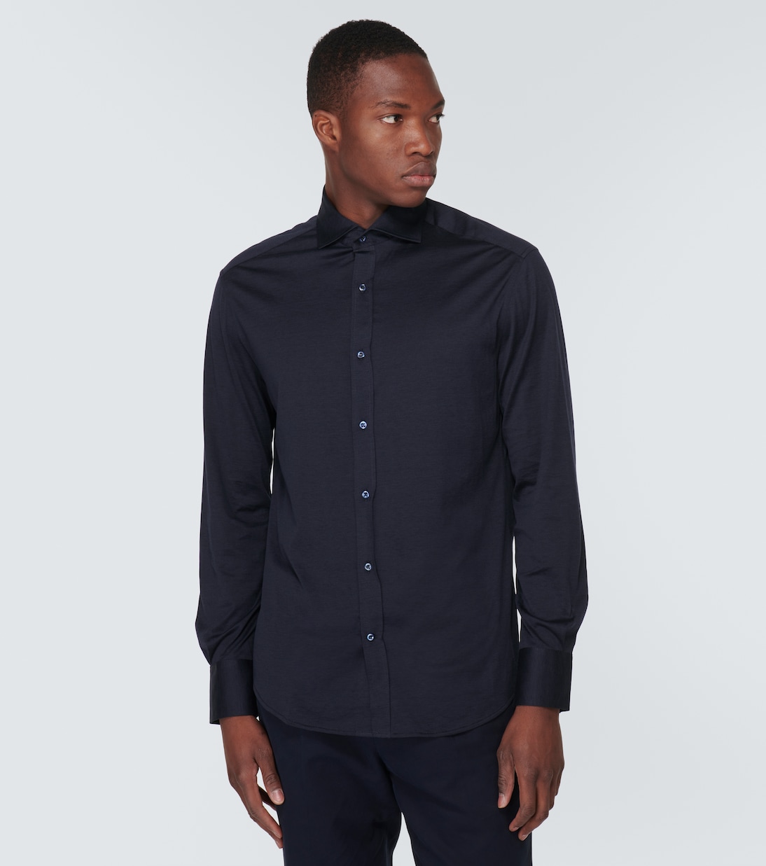 Chemise en soie et coton | Brunello Cucinelli