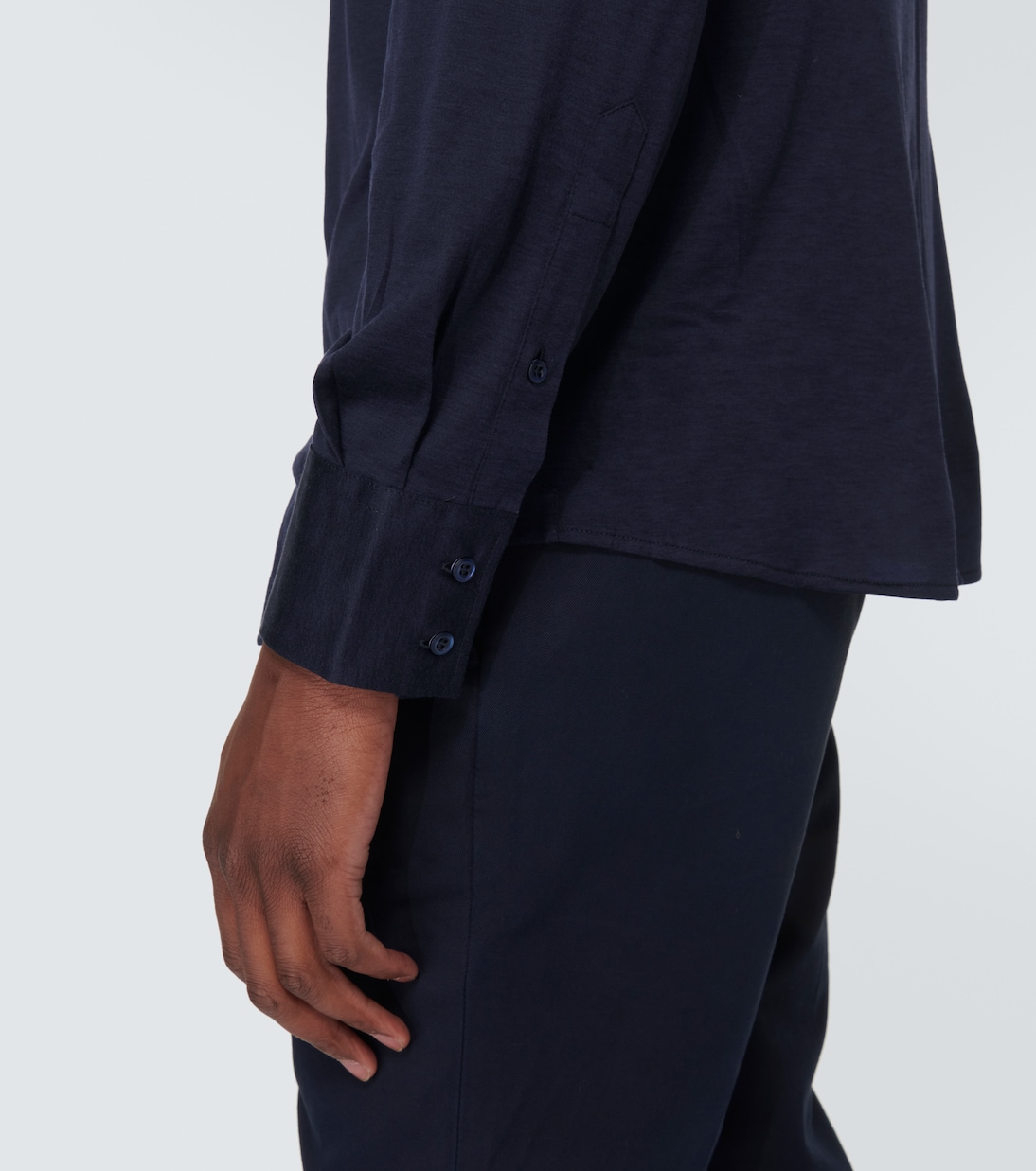 Chemise en soie et coton | Brunello Cucinelli