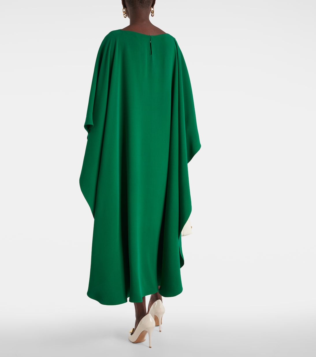 Robe midi en soie | Valentino