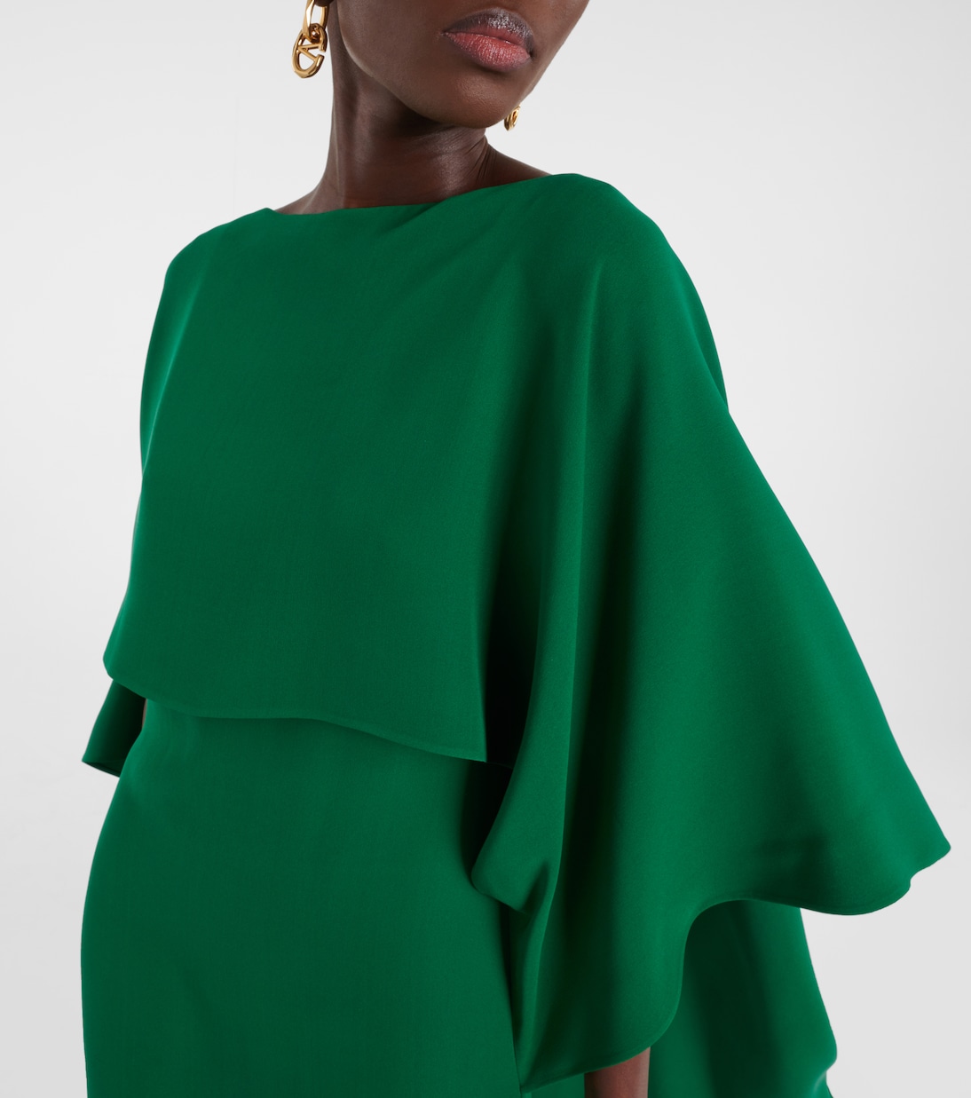 Robe midi en soie | Valentino