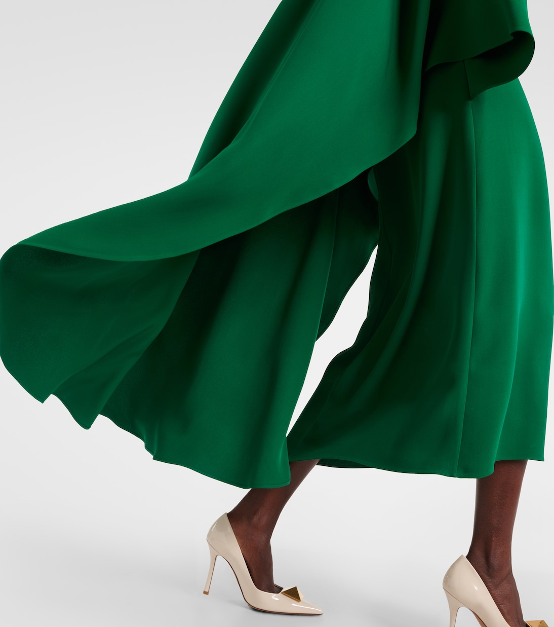 Robe midi en soie | Valentino