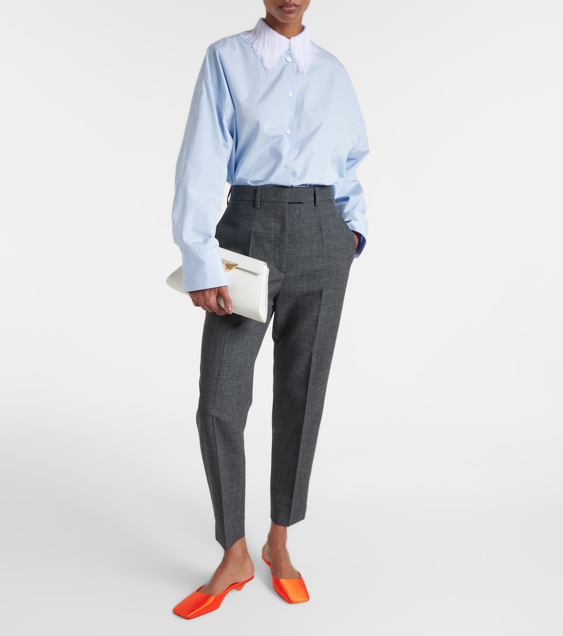 Satin mules | Prada