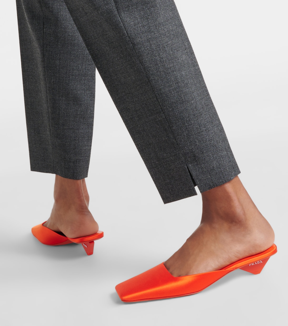 Satin mules | Prada