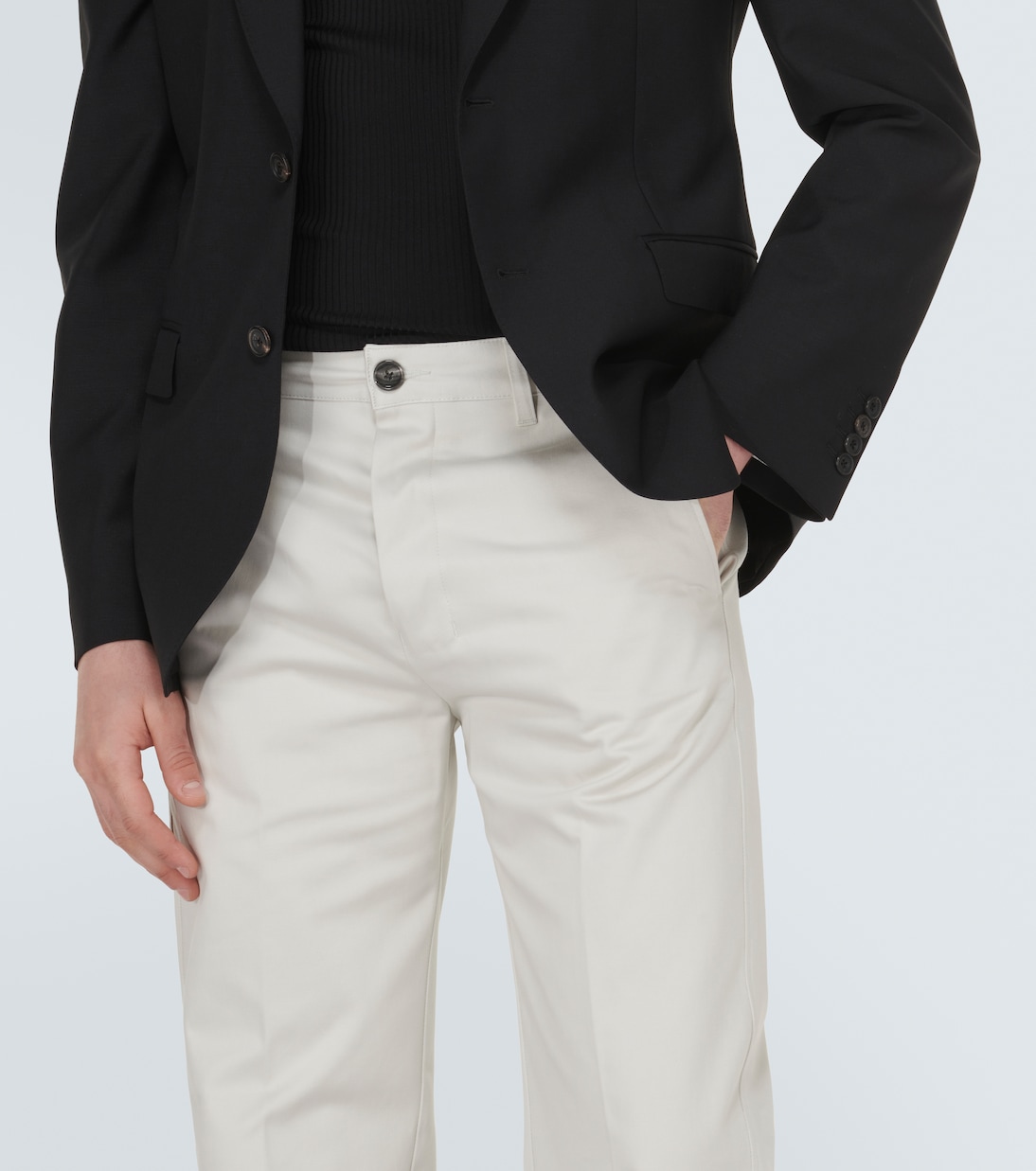 Pantalones chinos rectos de algodón | Ami Paris