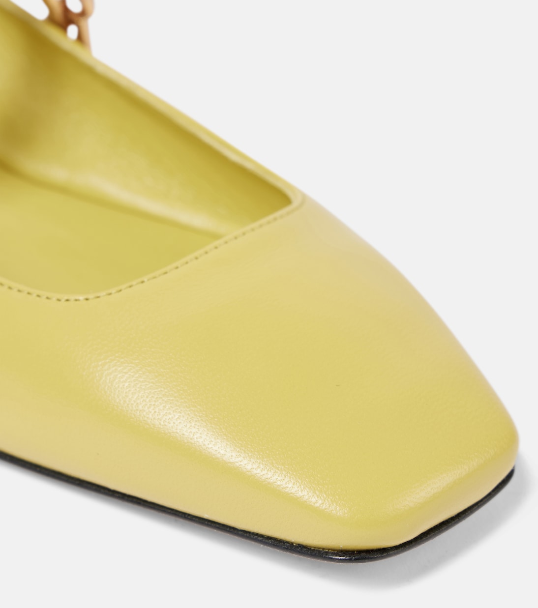 Diamond Tilda leather ballet flats | Jimmy Choo