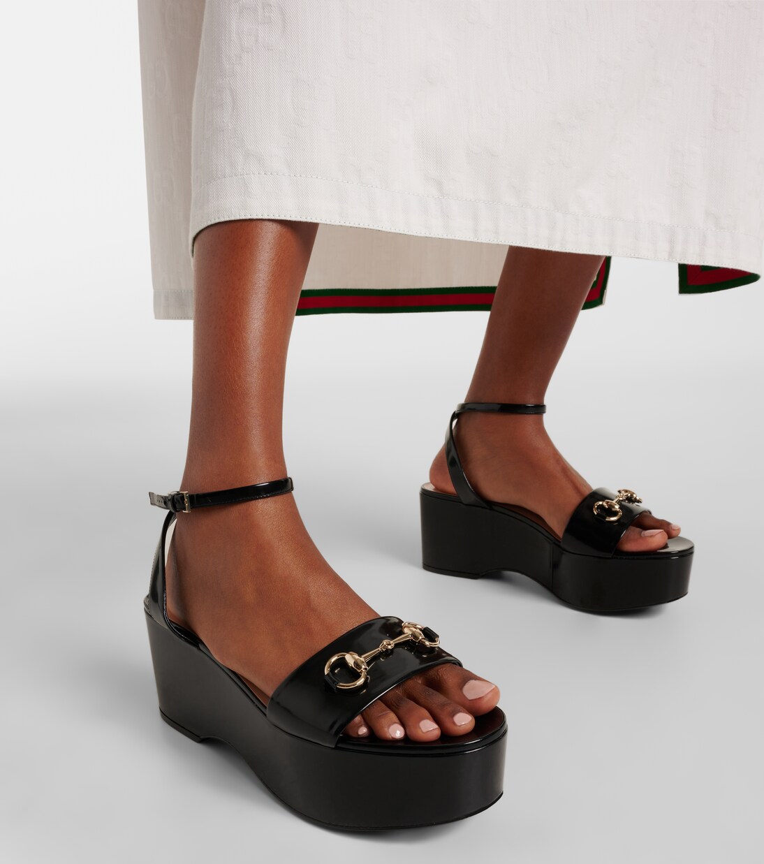 Gucci marmont platform sandals top
