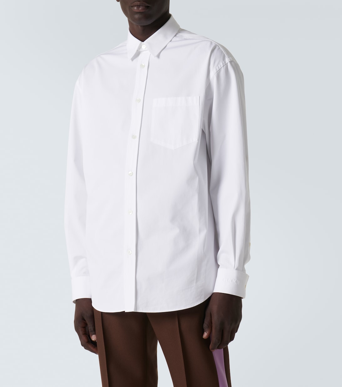 Camicia in popeline di cotone | Gucci