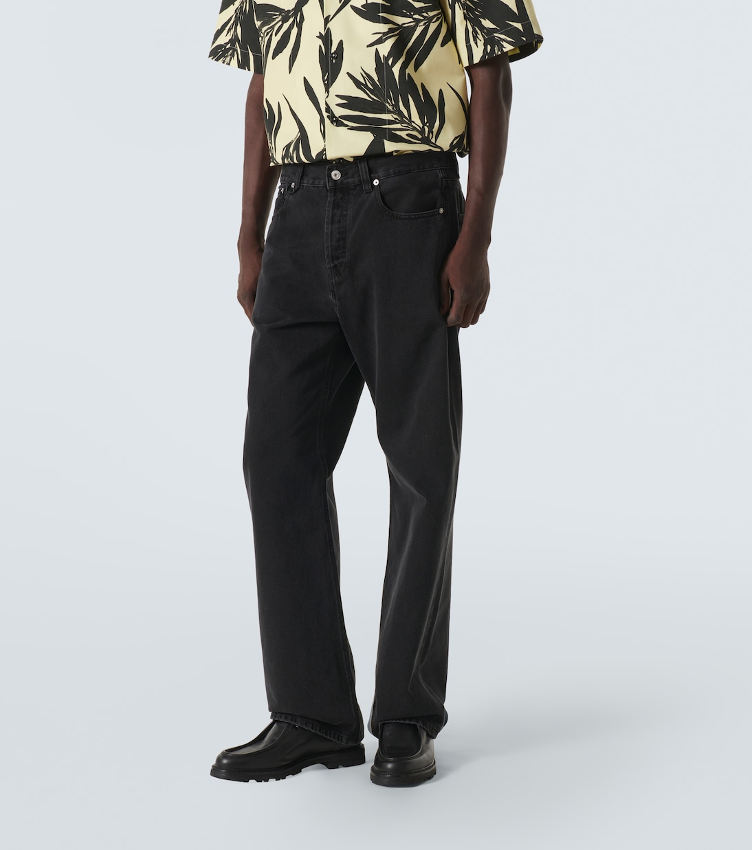 Jean droit Nîmes à taille mi-haute | Jacquemus