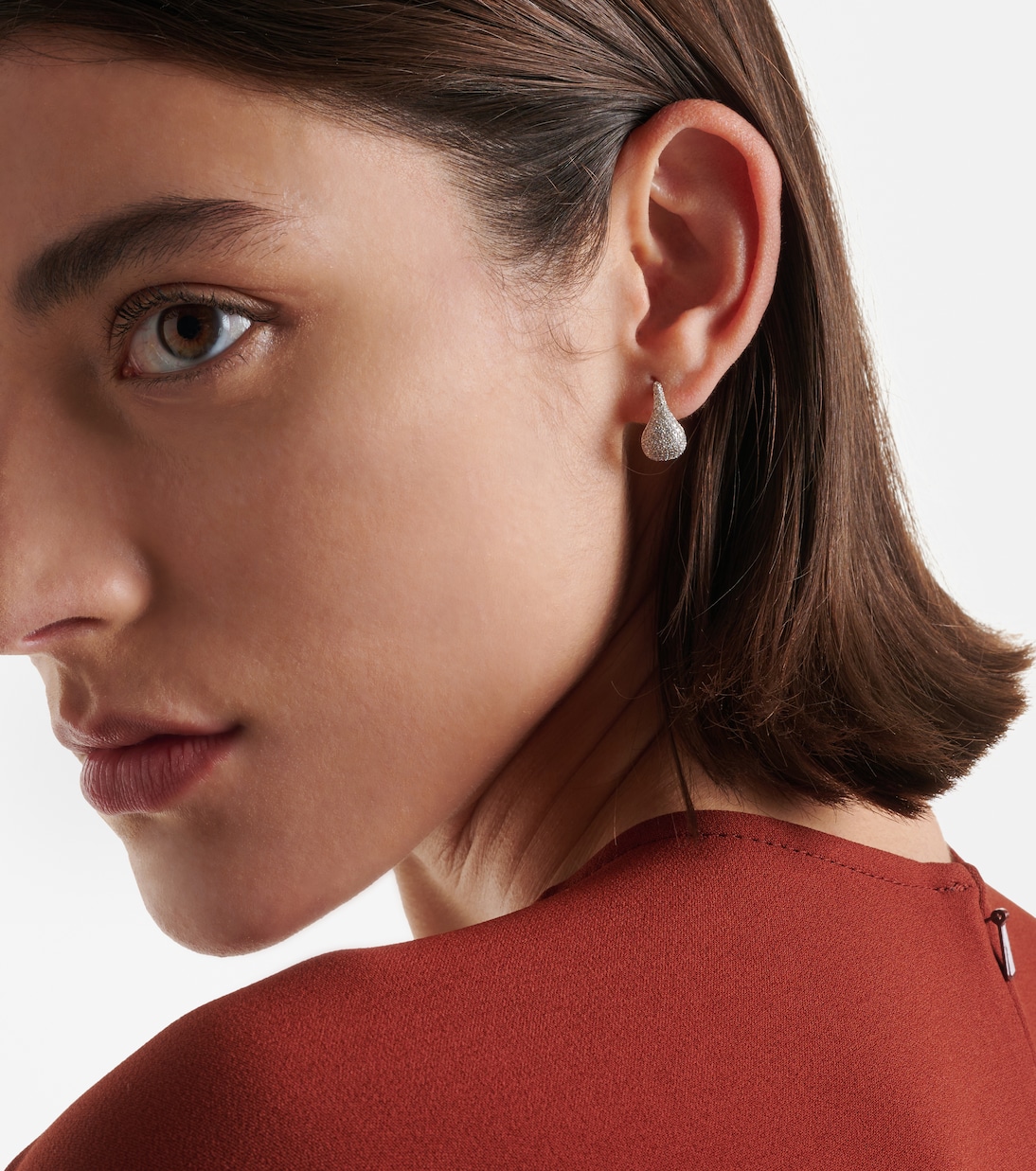 Boucles d'oreilles en or 10 ct et diamants | Stone and Strand